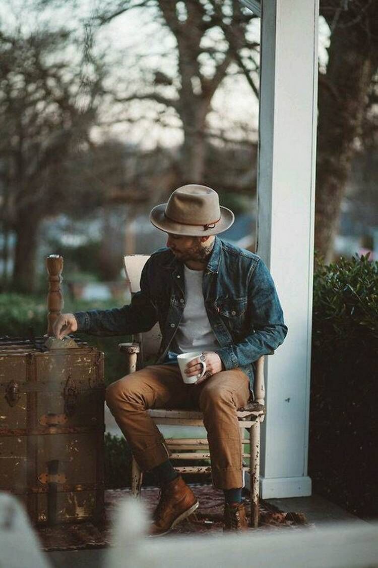 stijlinspiratie denim man man