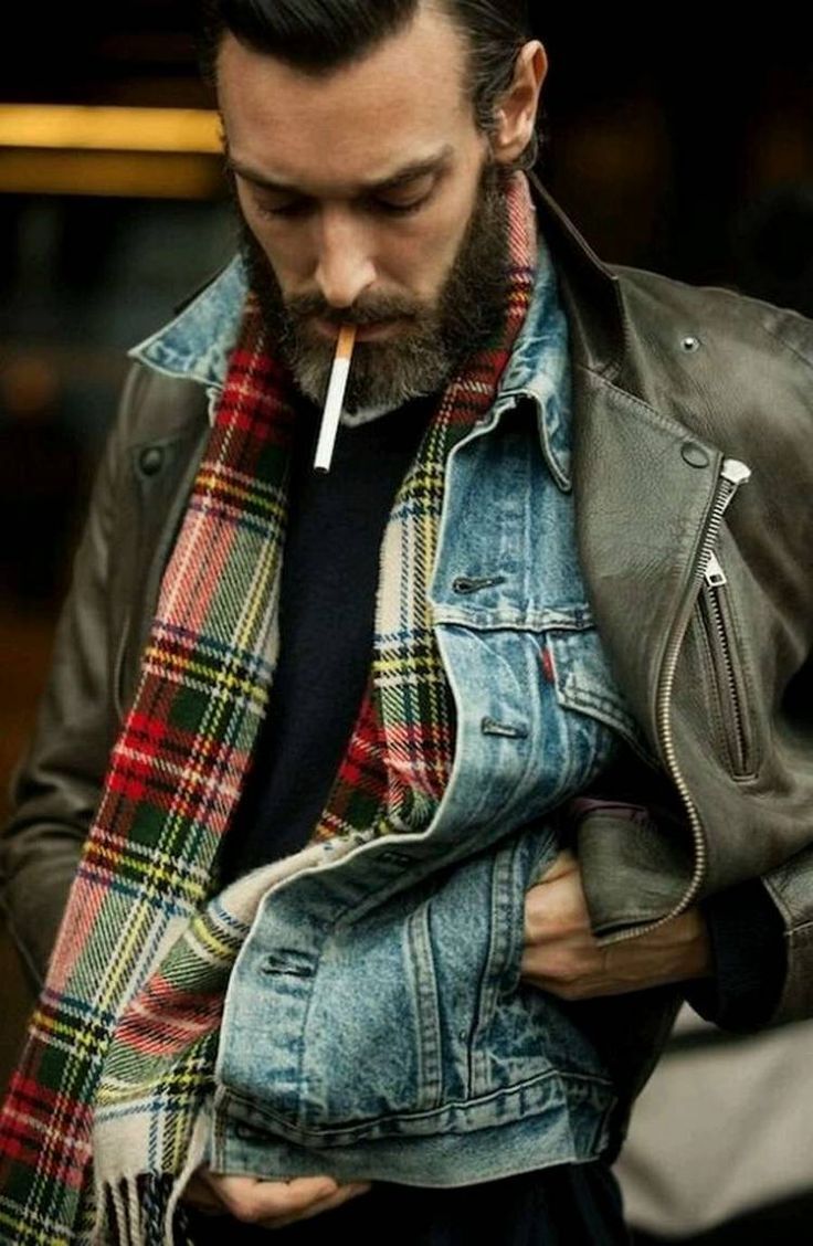 stijlinspiratie denim man man