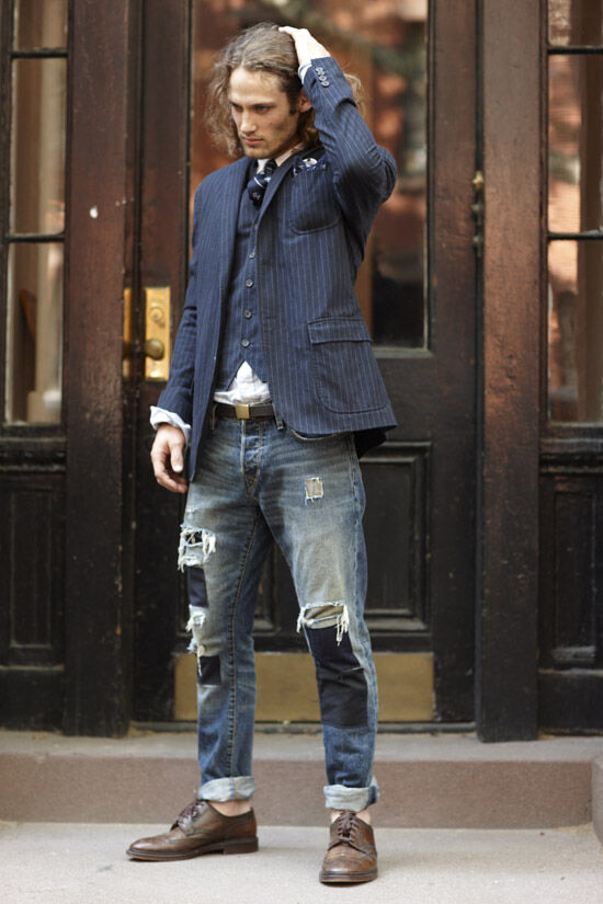 denim stijlinspiratie man man