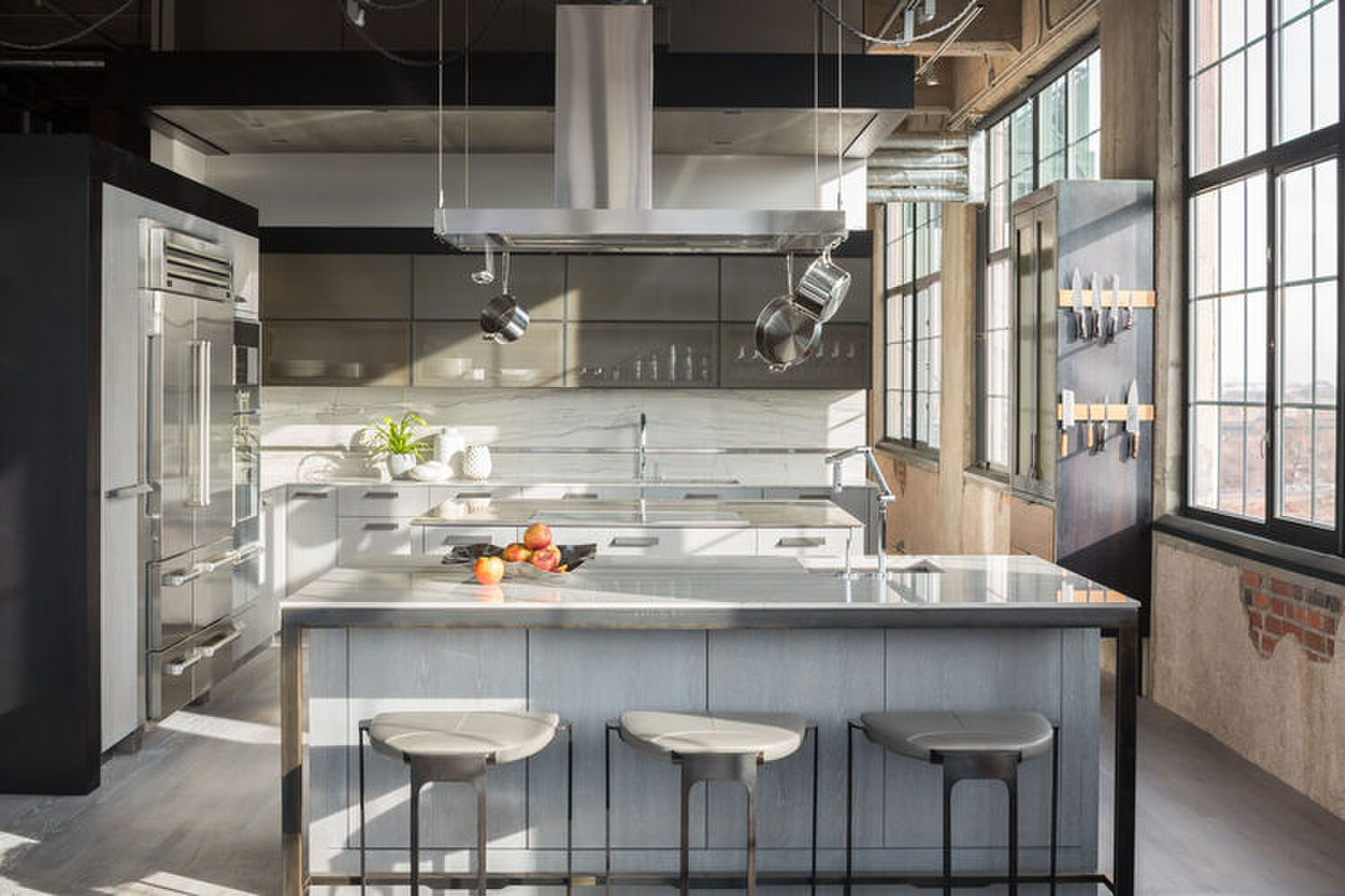 loft mannen fabriek design industrieel