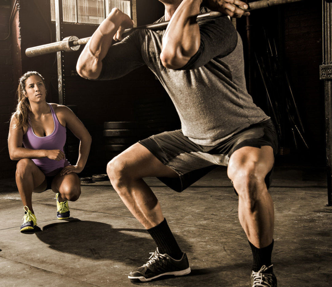 front squat man man leg day