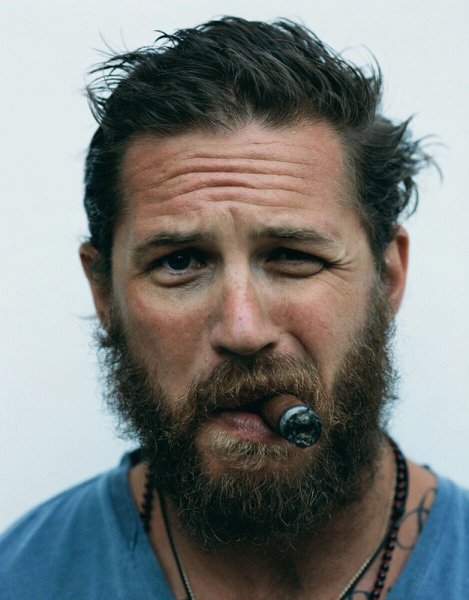 man man tom hardy baard