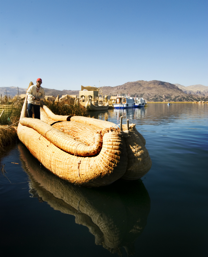 Titicaca meer reizen Peru MAN MAN