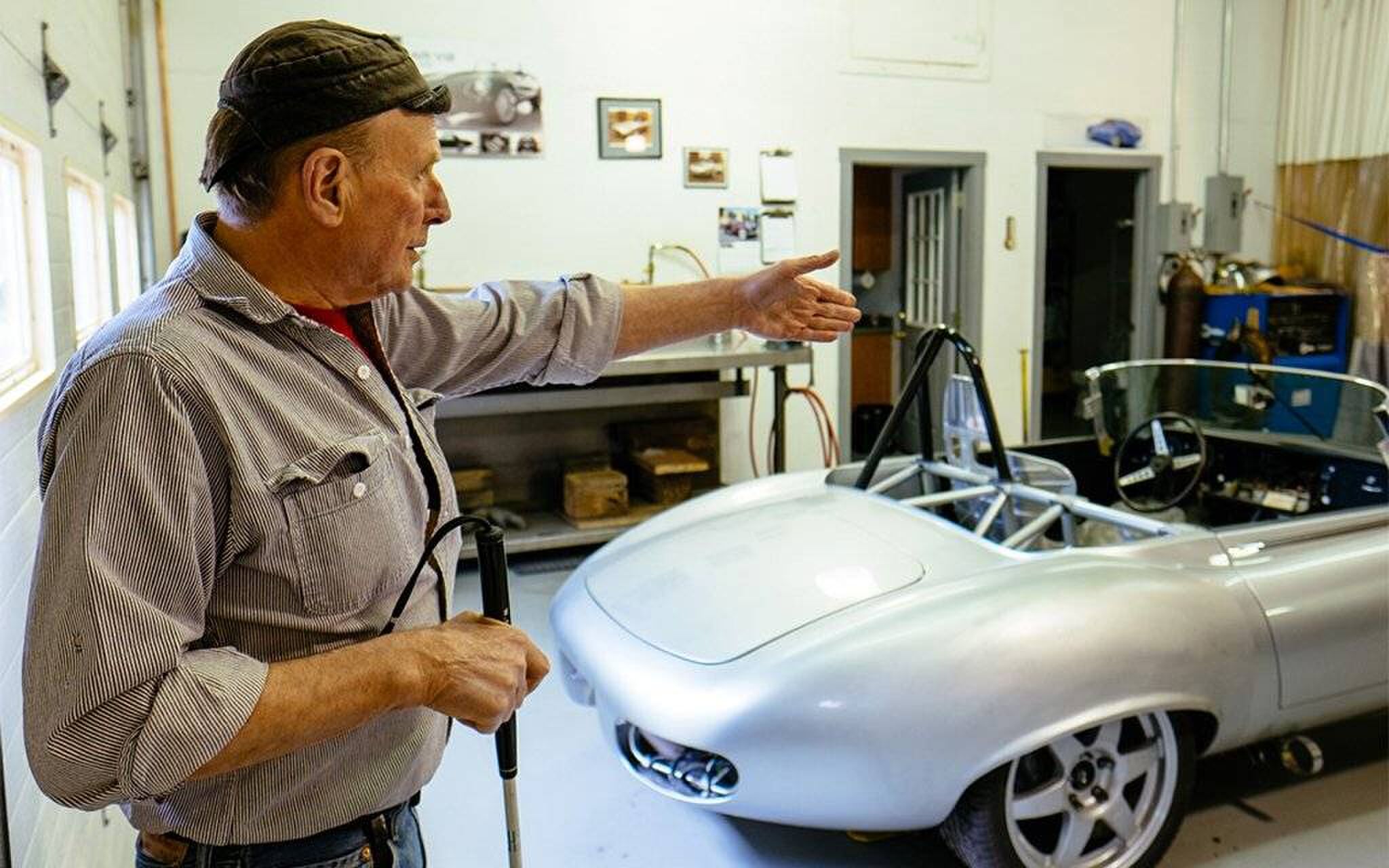 blind jaguar restaureren man man