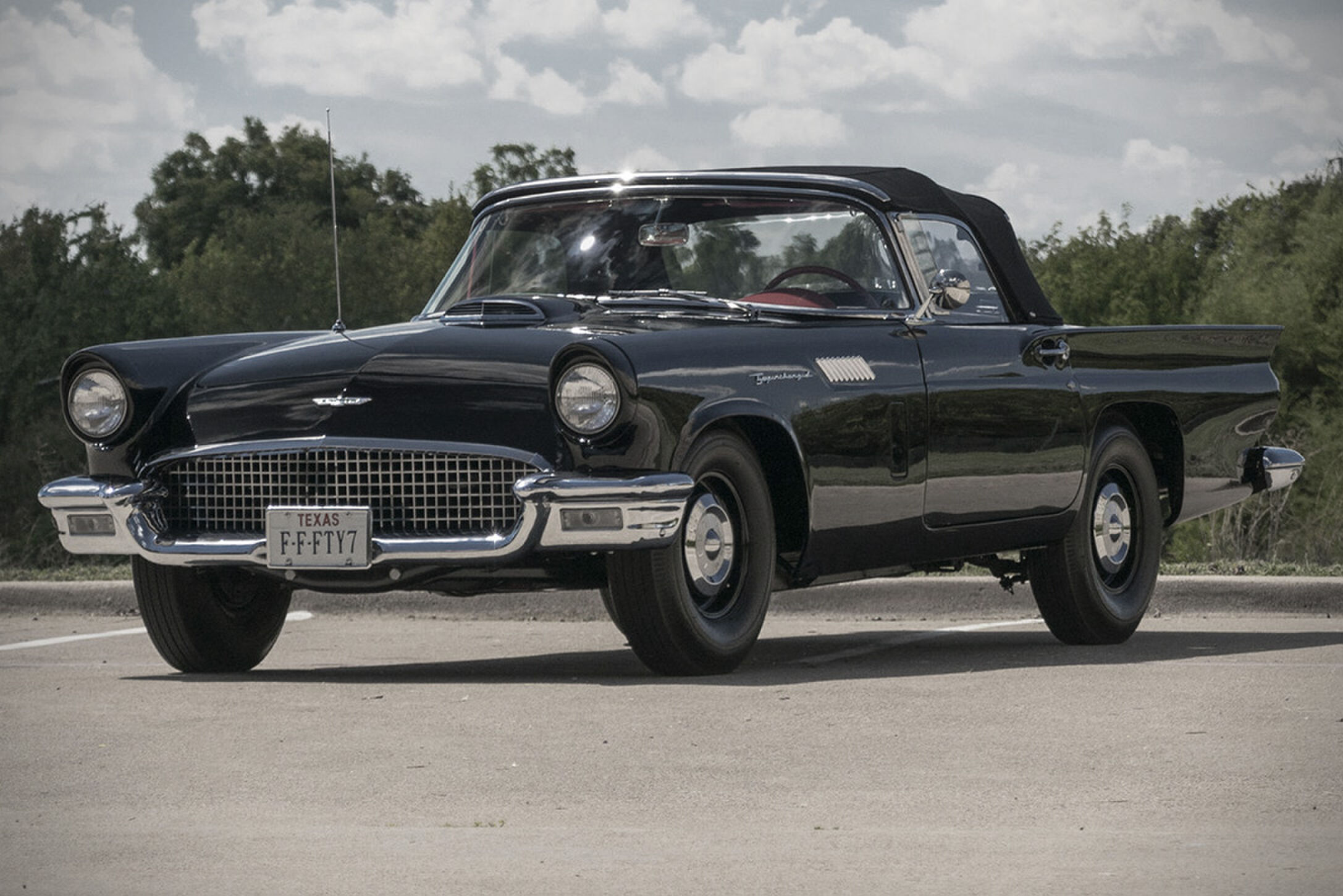 Ford Thunderbird F-bird-uniek-authentiek-auto-snelheid-zwart-MAN MAN