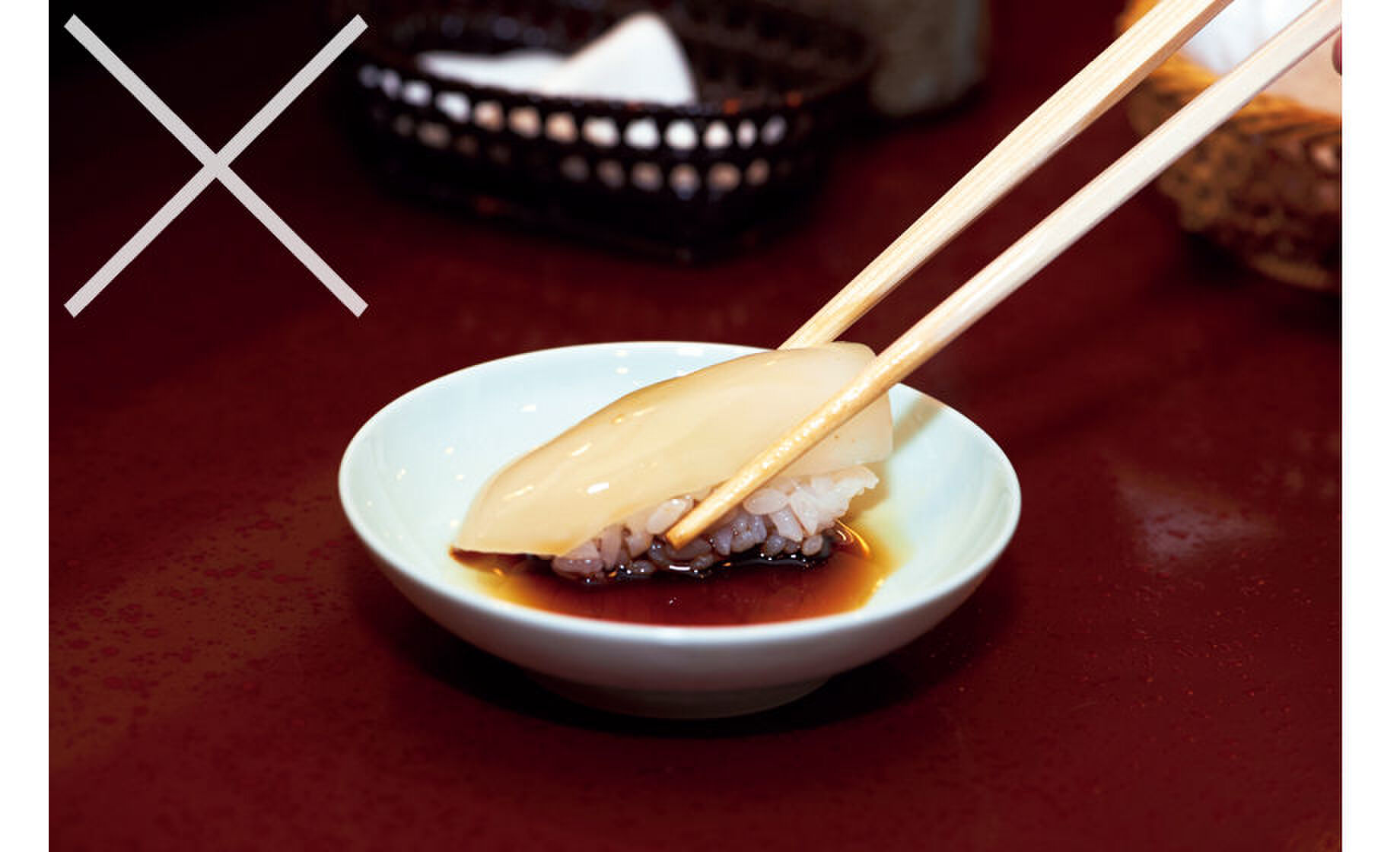 Dippen sushi restaurant tafelmanieren etiquette man man