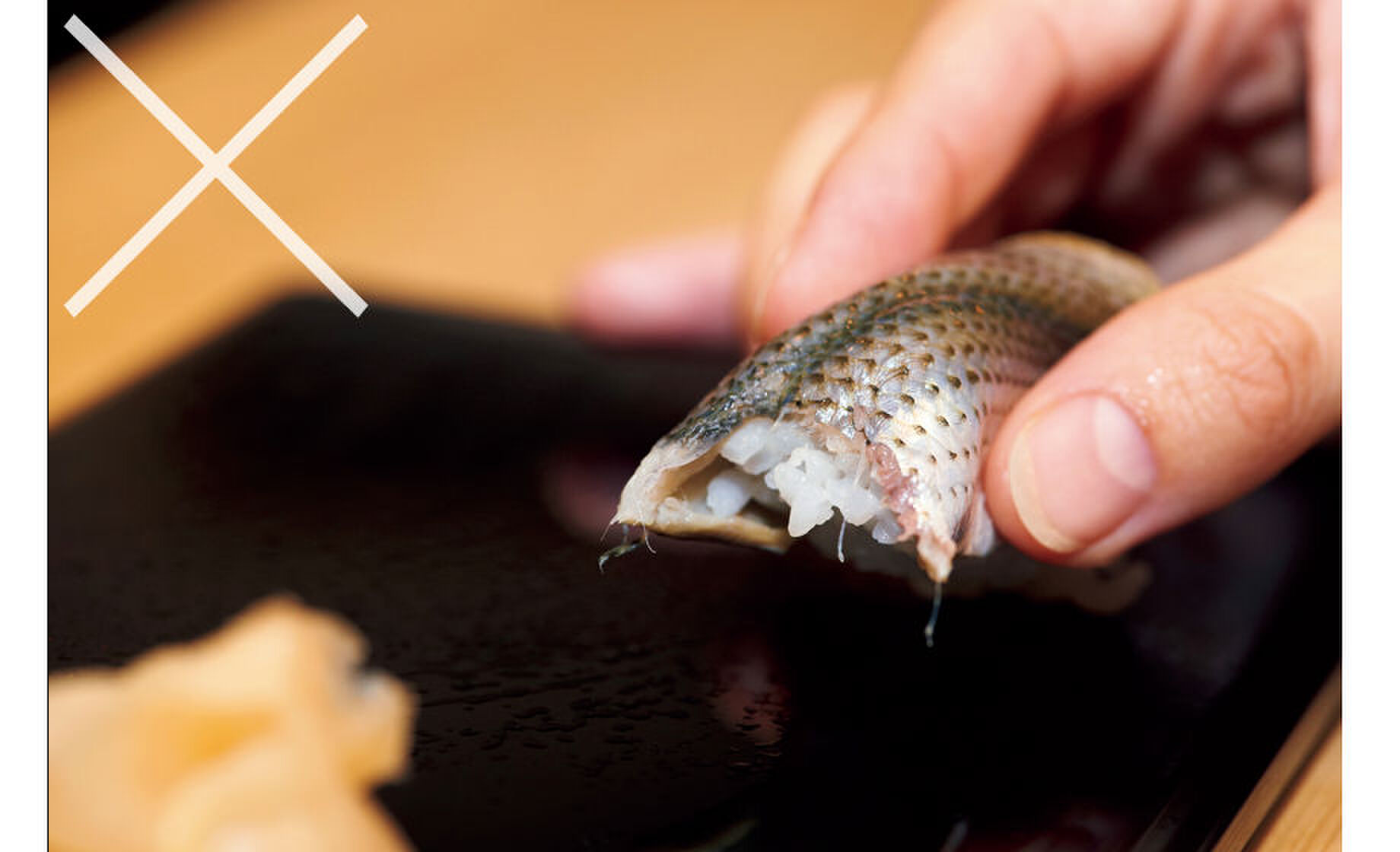 Dippen sushi restaurant tafelmanieren etiquette man man 3