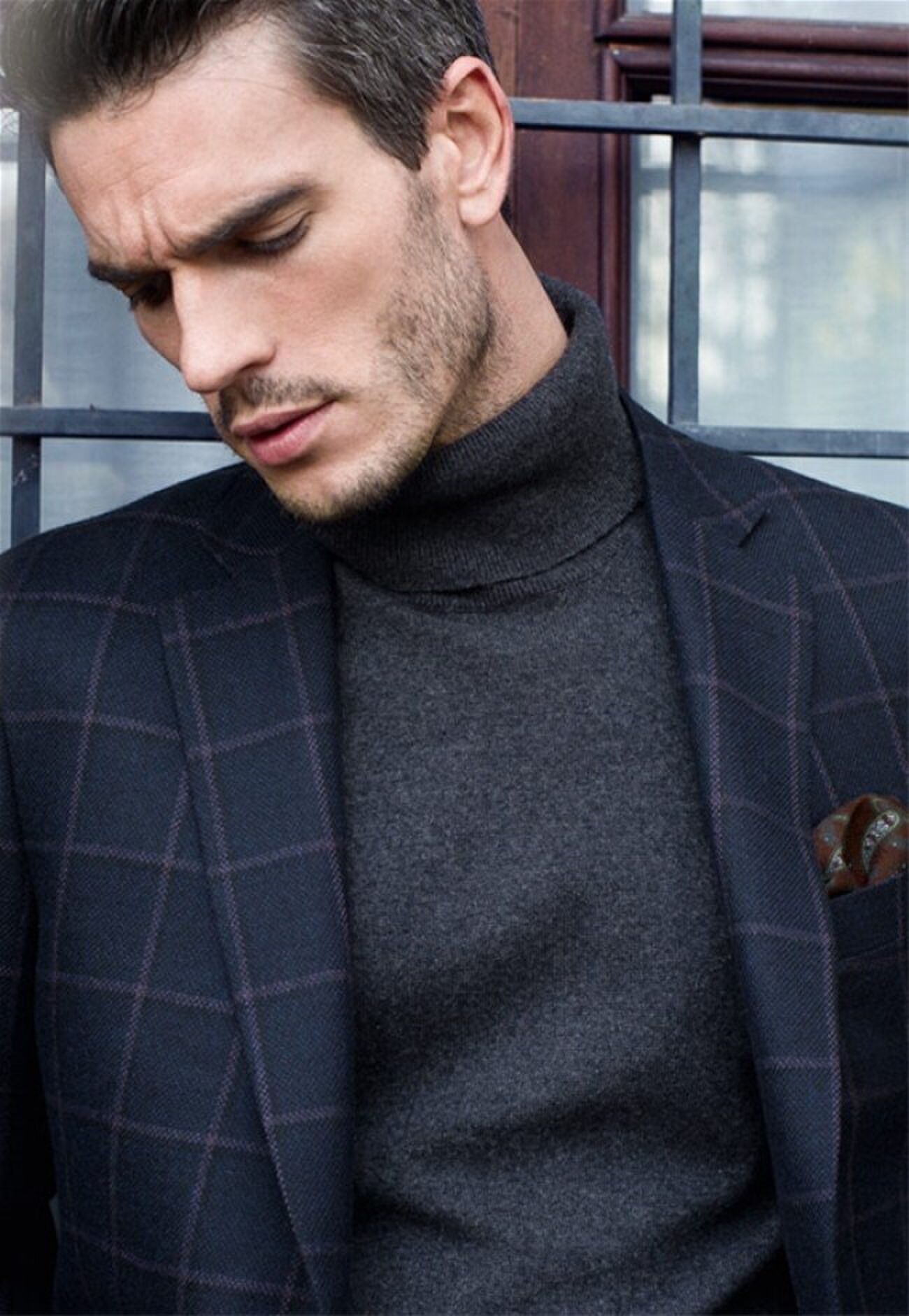 smart look outfit Herfsttrui najaar winter coltrui turtleneck rollneck heren MAN MAN