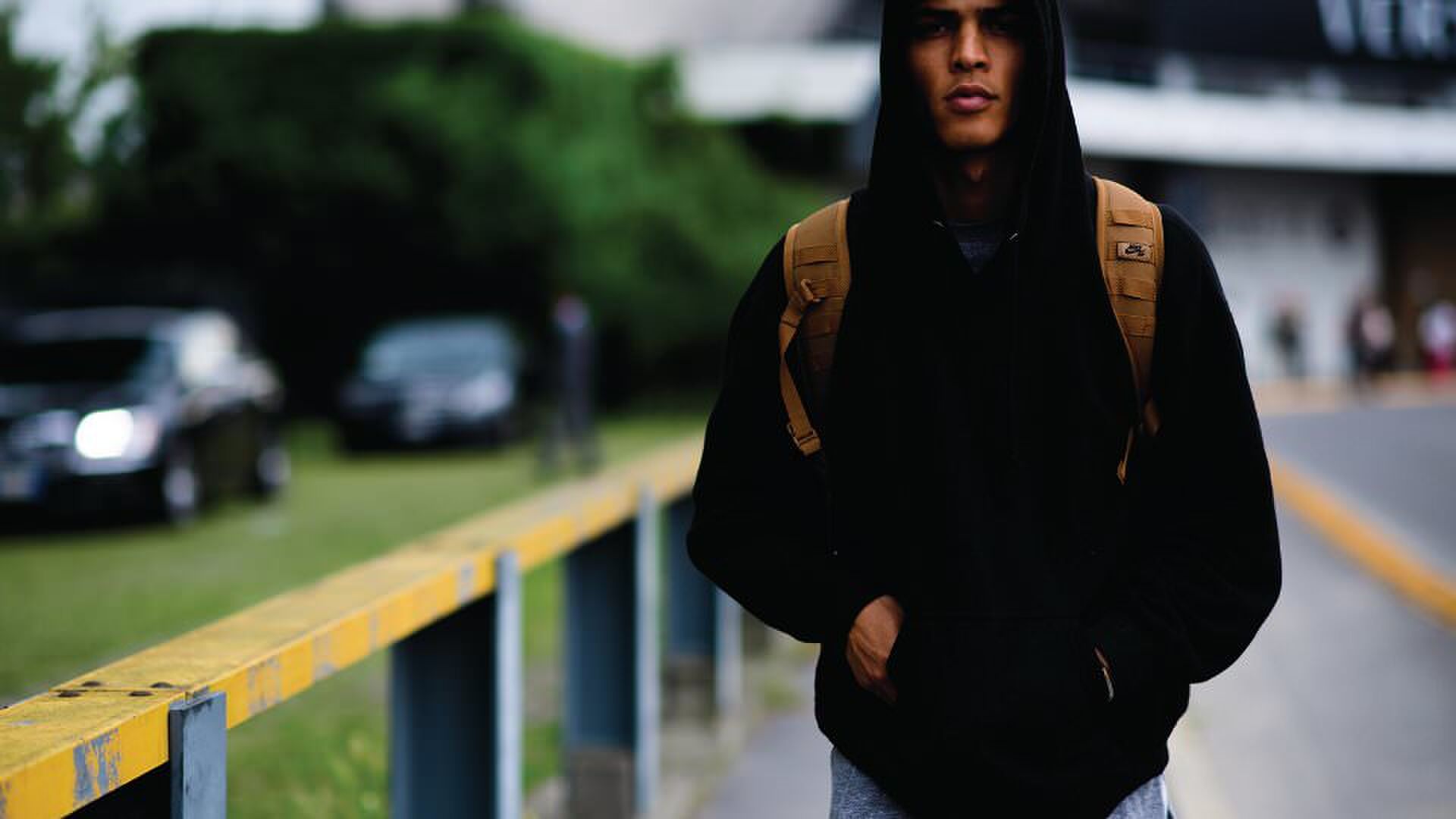 Hoody backpack heren tas rugtas rugzak heren MAN MAN