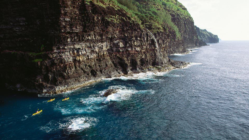 Kajaktocht Hawaii VS verenigde staten sport uitzicht mooi vakantie avontuurlijke reis reizen MAN MAN
