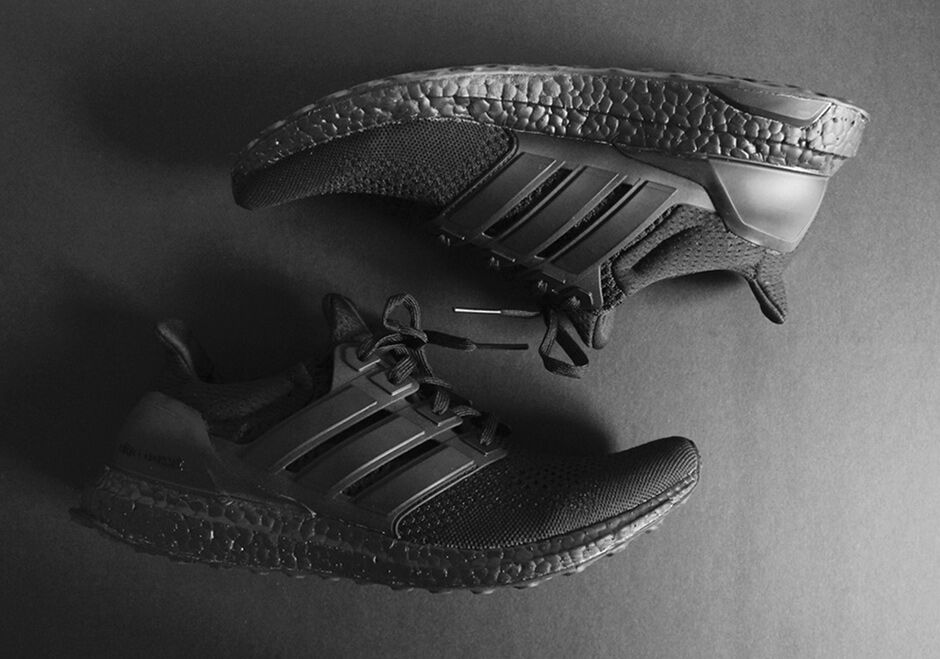 Adidas ultra boost triple black man man