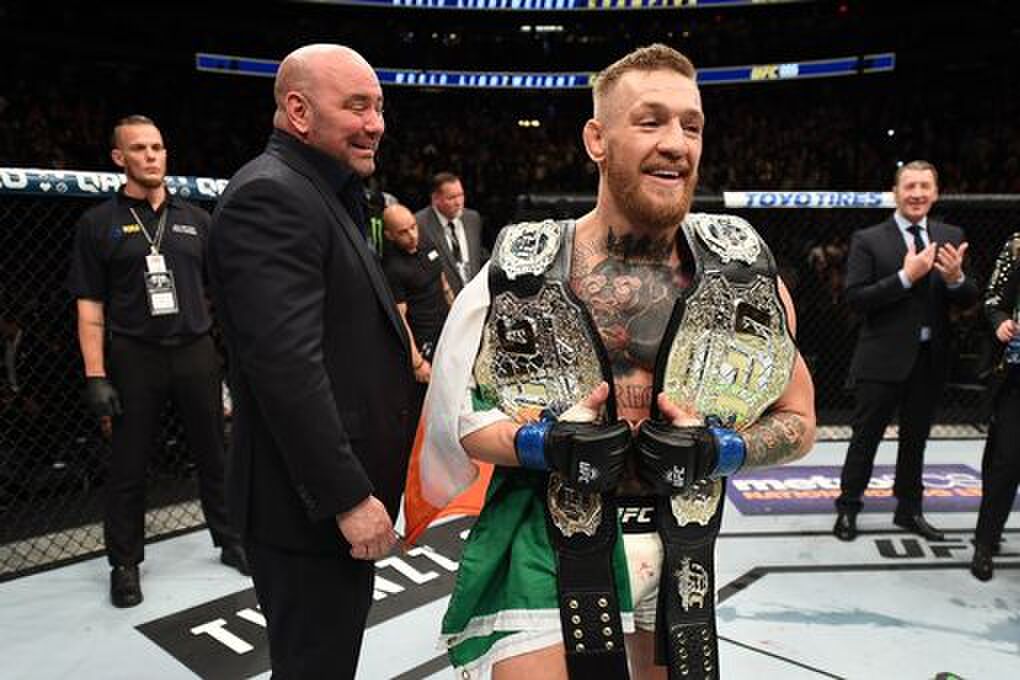 UFC 205 Conor twee titels