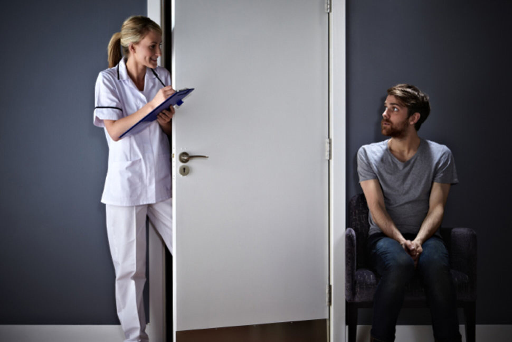 bang voor dokter mannen man man