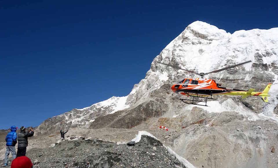 everest base camp nepal man man