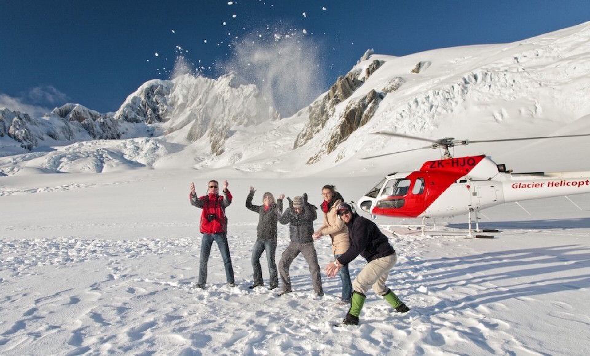 glacier country helikopter vlucht man man