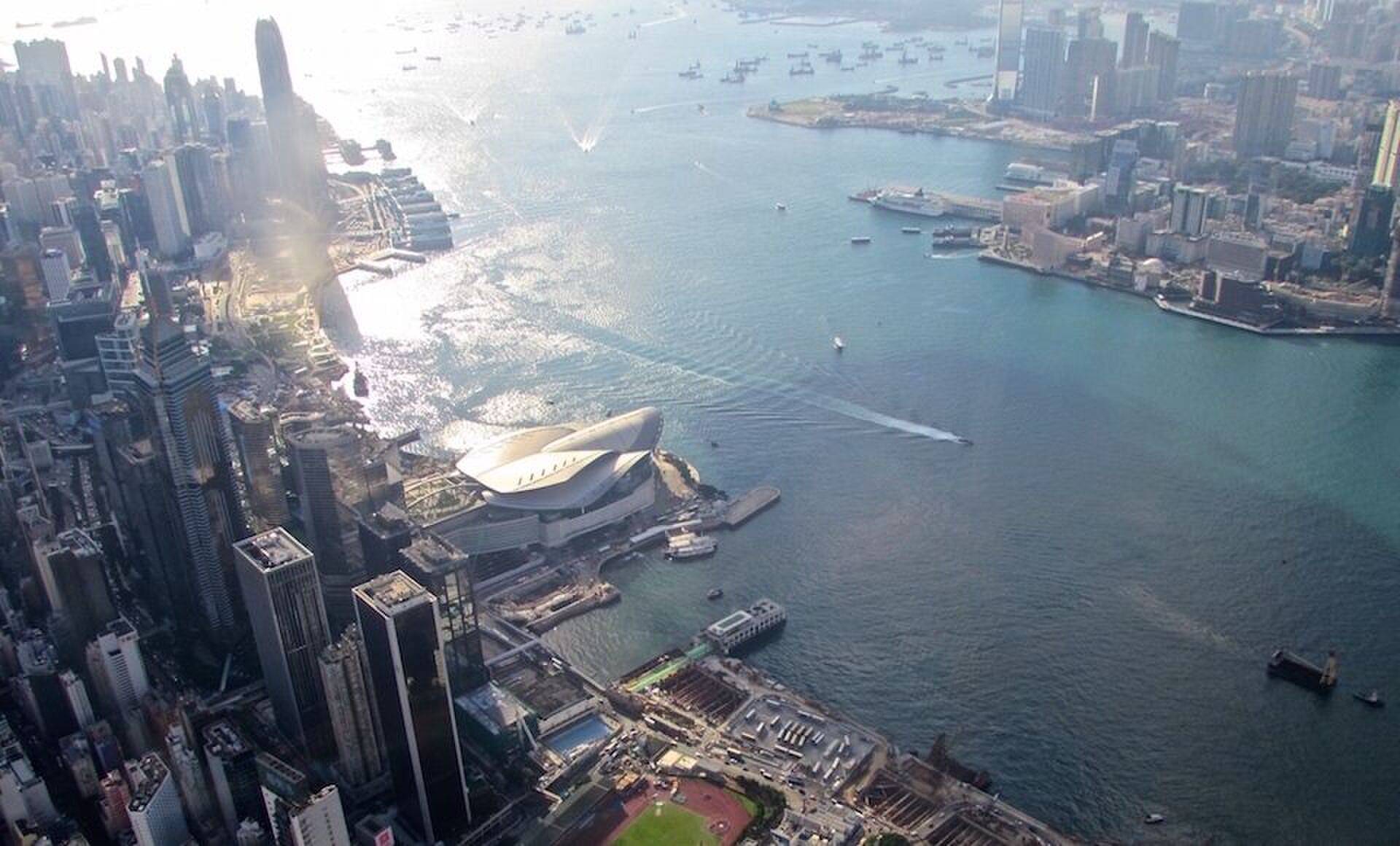 hong kong helikopter uitzicht man man