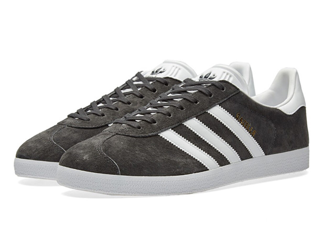 adidas gazelle solid grey man man sneakers