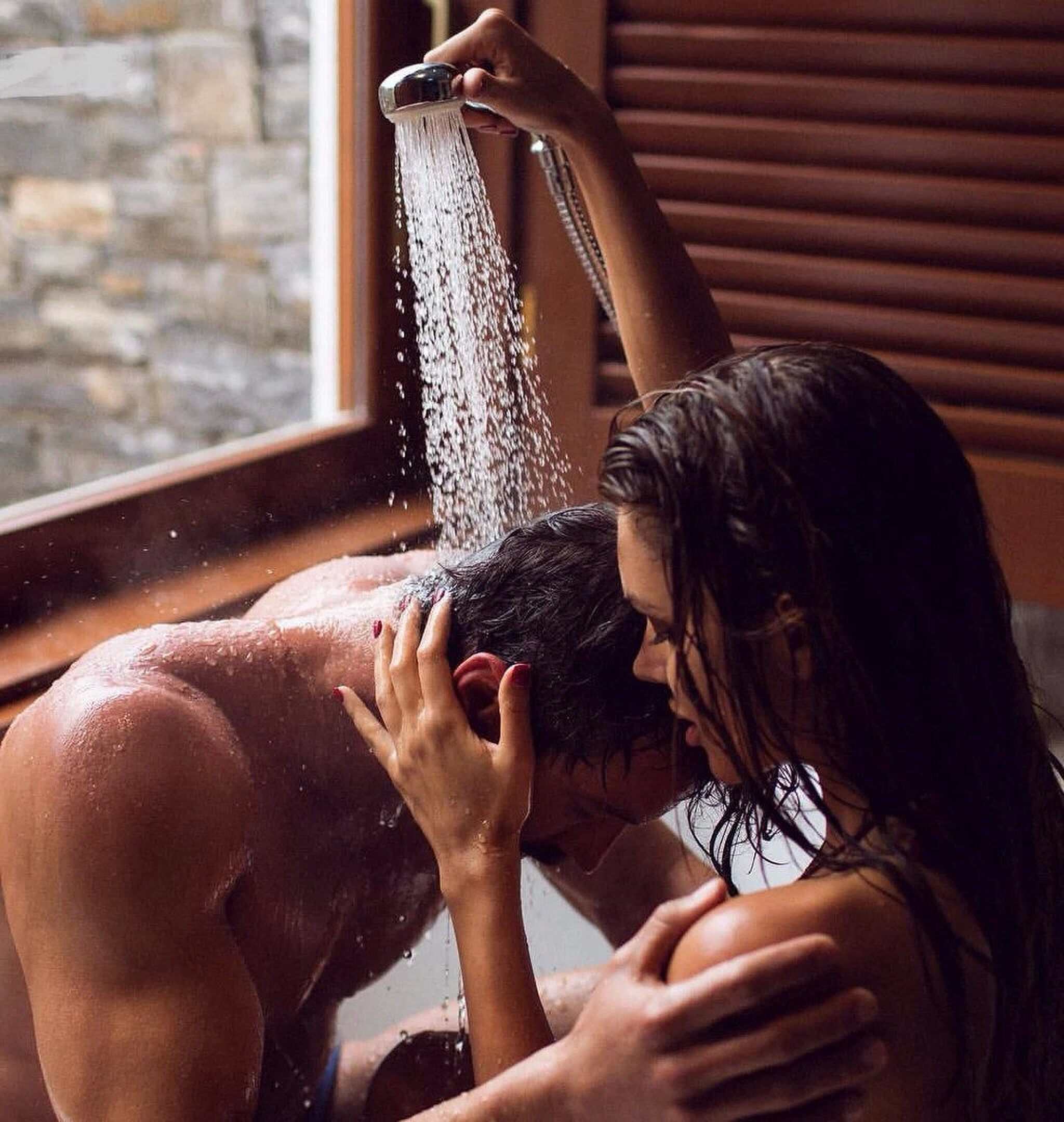 douche stel ruzie liefde man man
