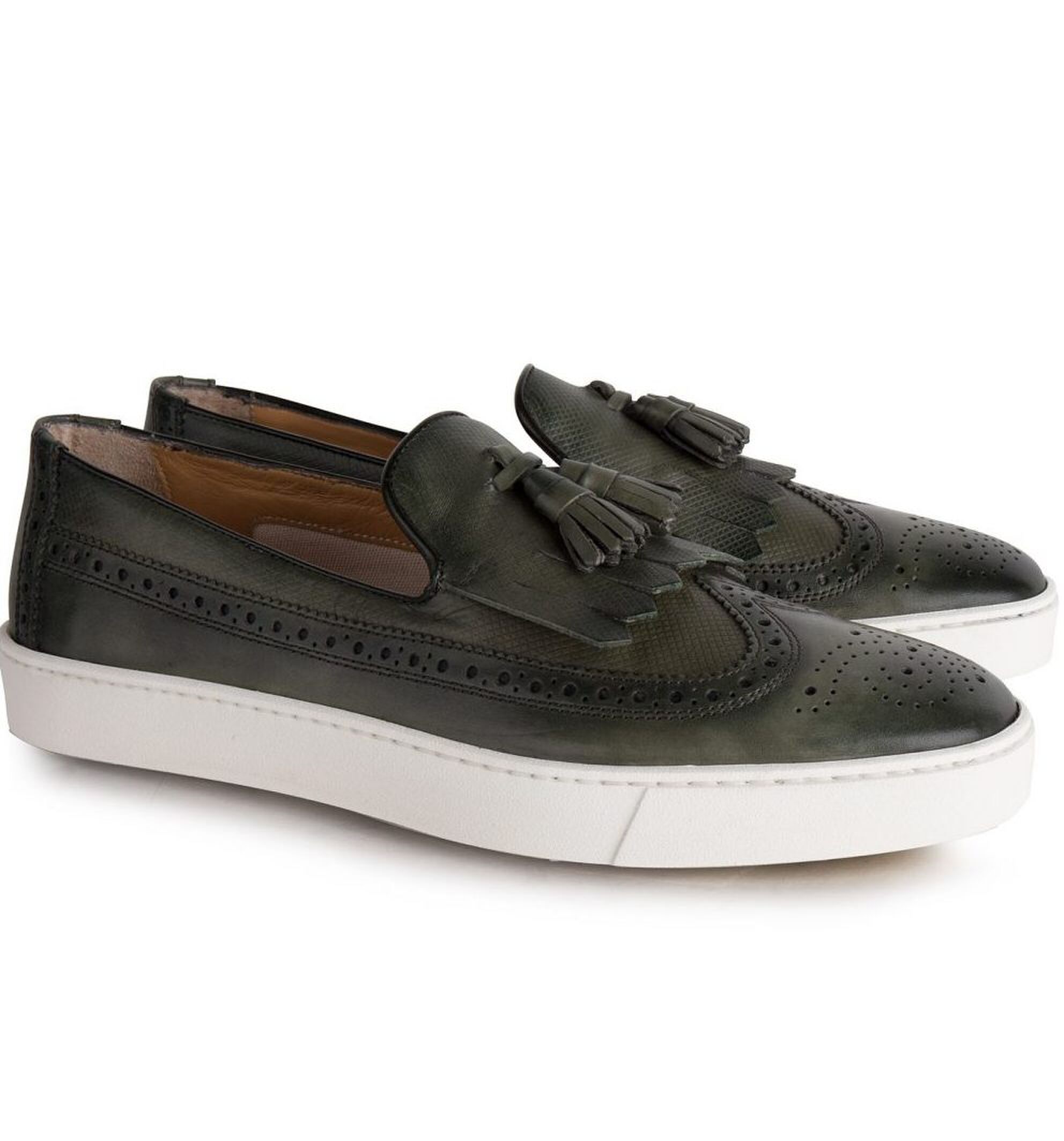 Loafers tassel groen MAN MAN