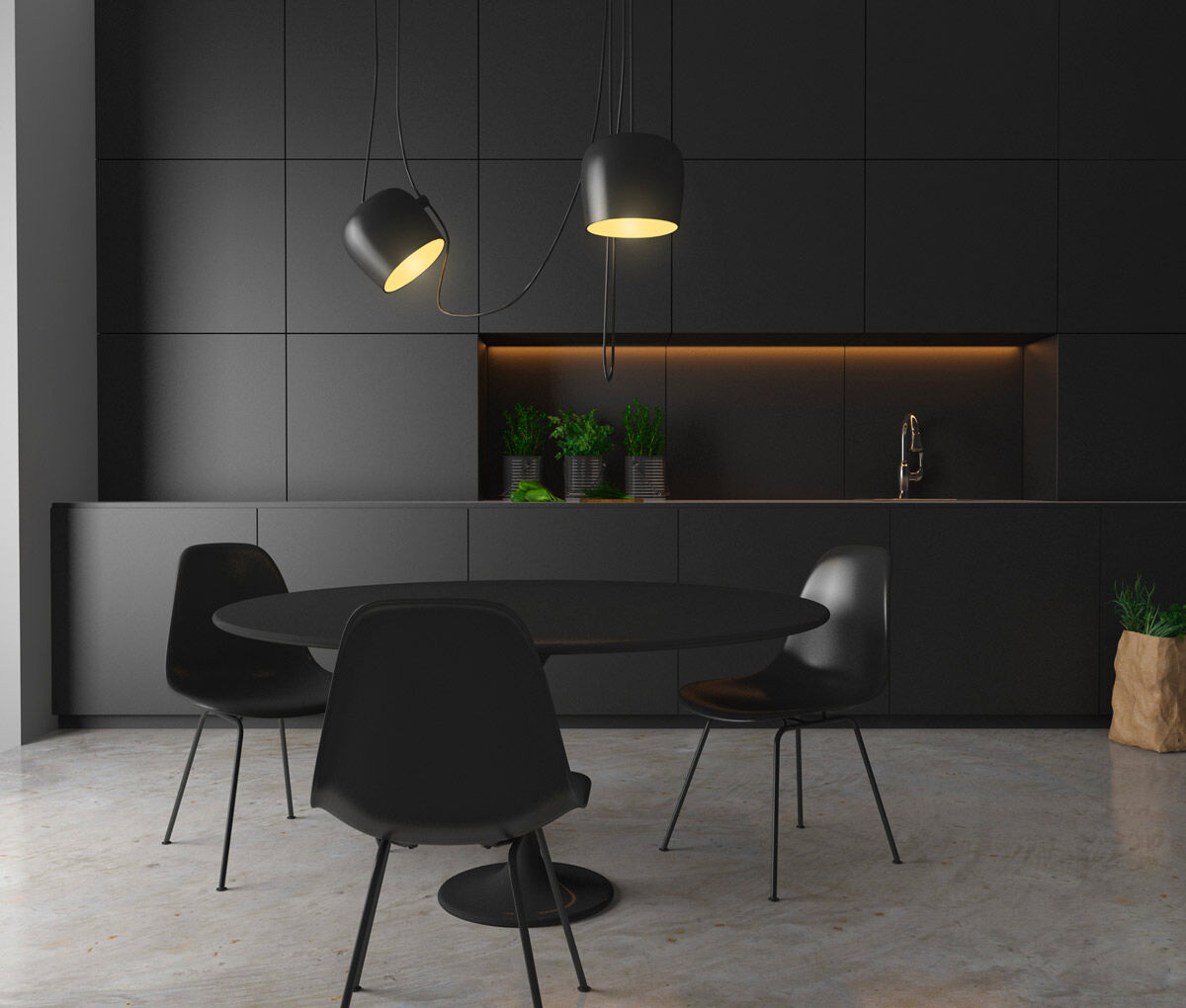inspiratie zwart keuken man man 5