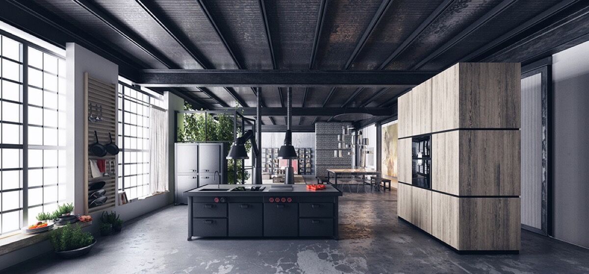inspiratie zwart keuken man man 5