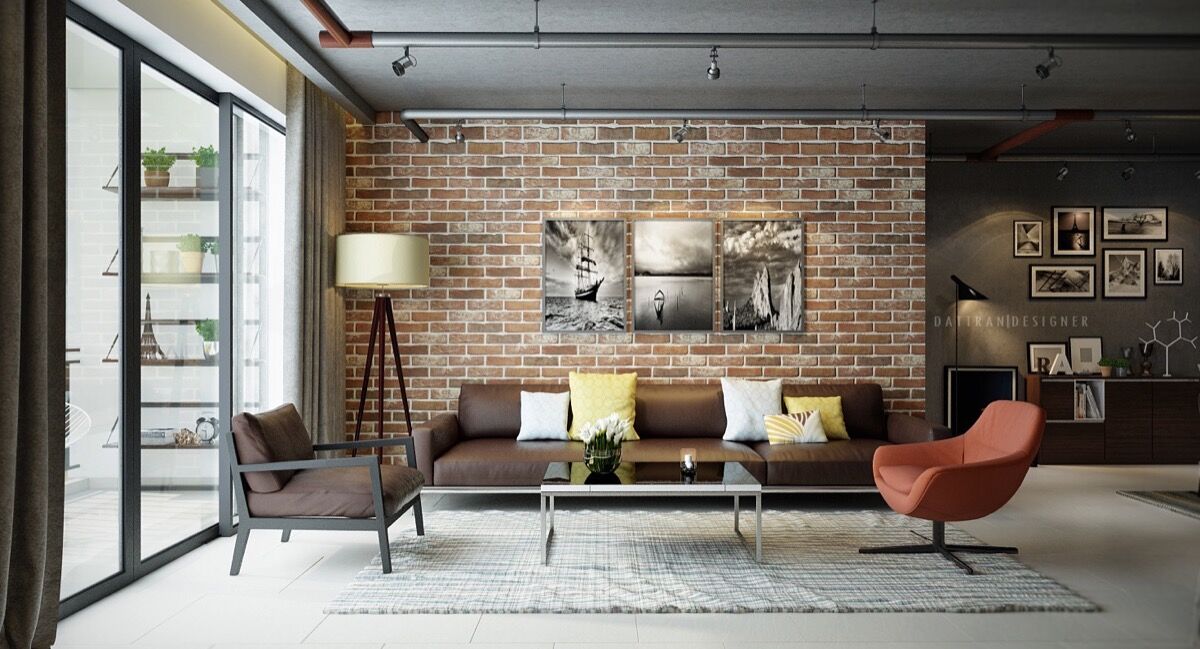 stenen muur in je woonkamer