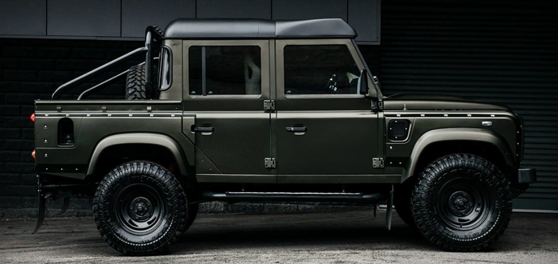 De Khan Defender Pick-up van Land Rover is de ultieme terreinwagen ...