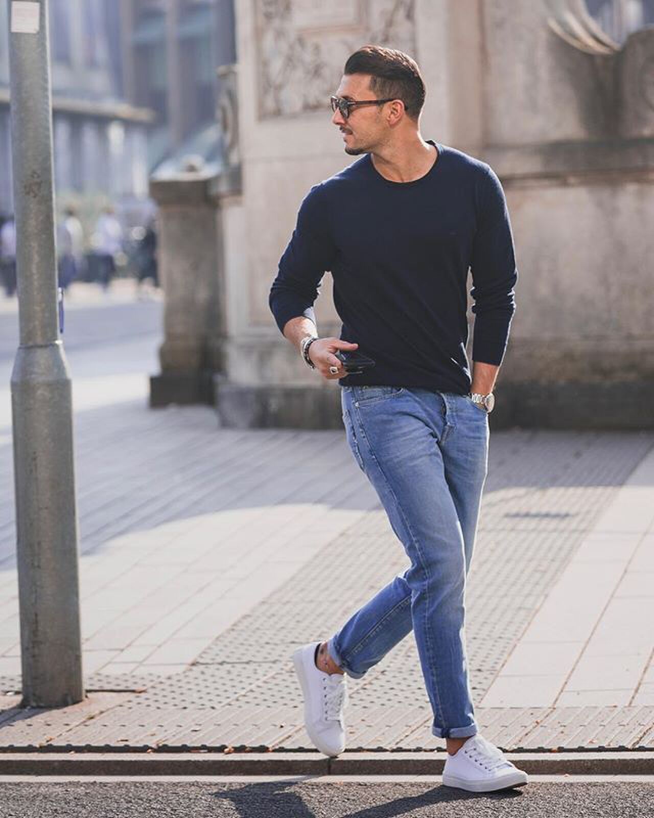 Jeans rolled look MAN MAN