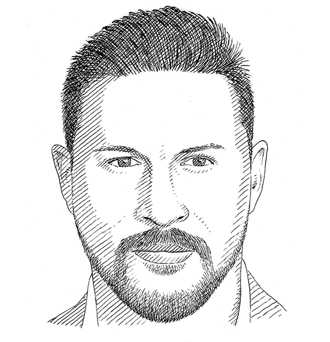 rond baard gezichtsvorm man man