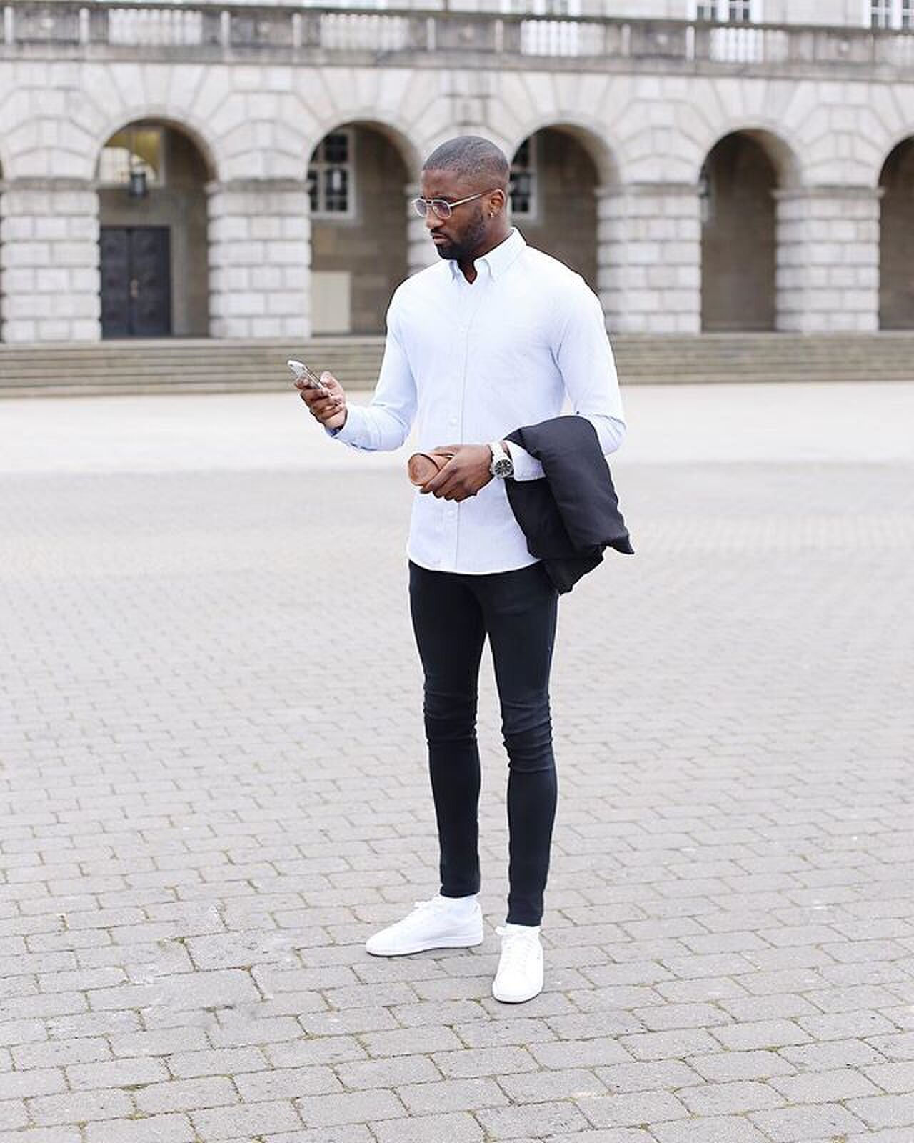 Sneakers wit look MAN MAN