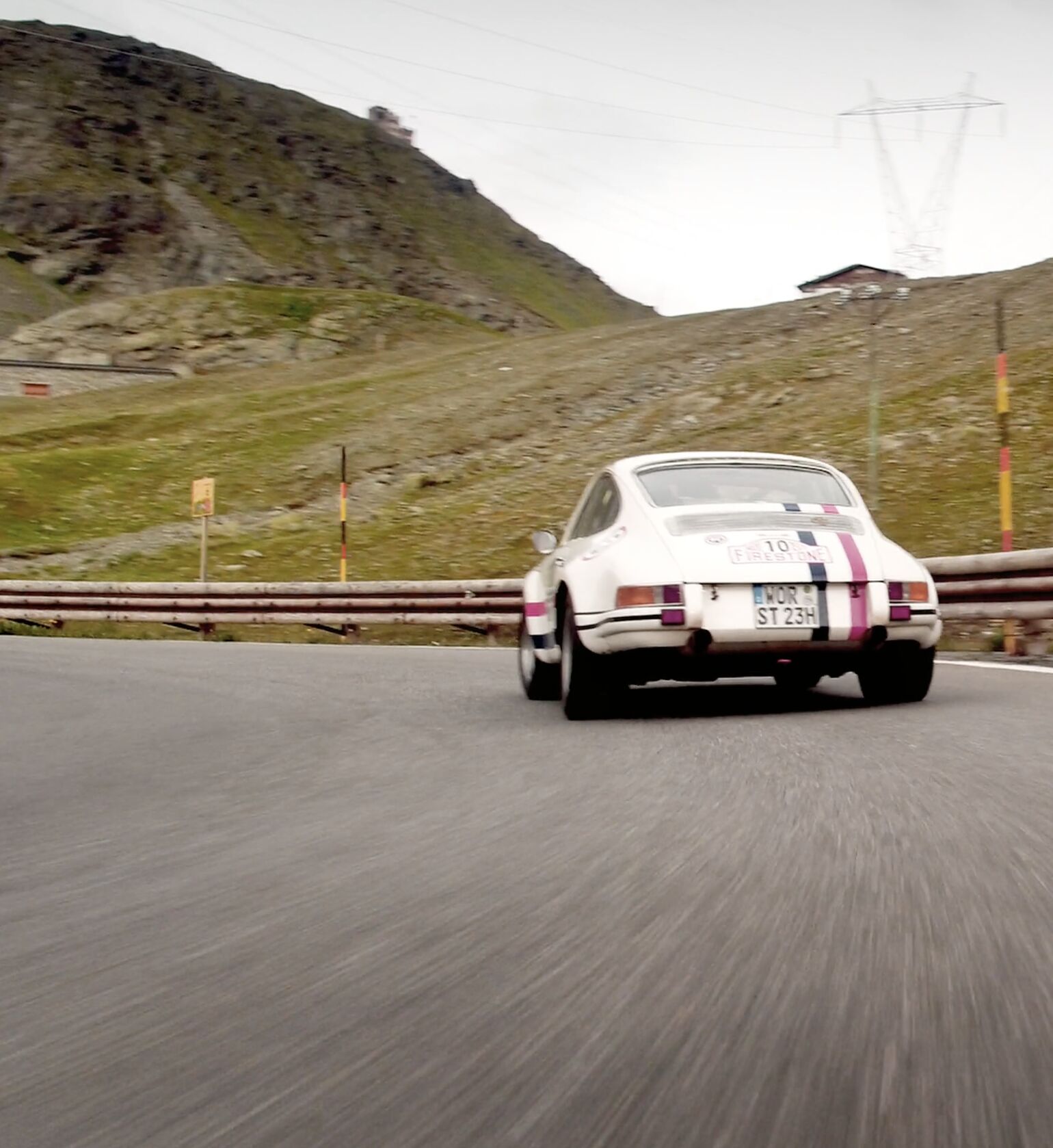 Stefan Bogner, porsche en de stelvio pas MAN-MAN