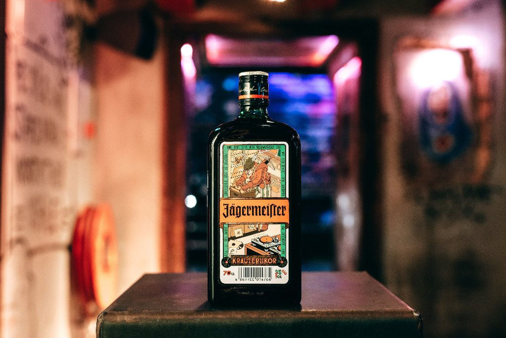 jagermeister vinyl56 fles Stefan Glerum MAN-MAN