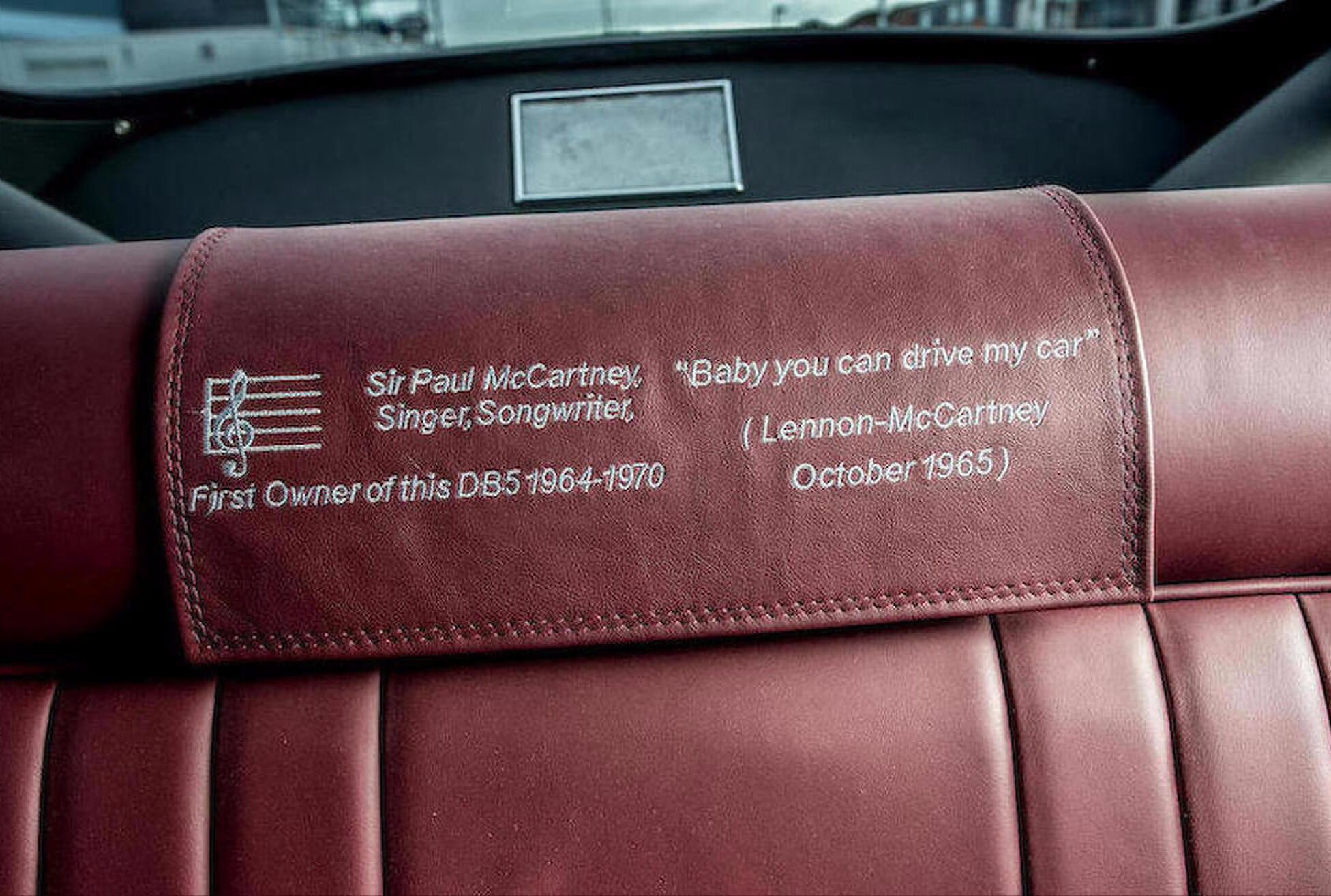 Paul McCartney Aston Martin DB5 MAN-MAN