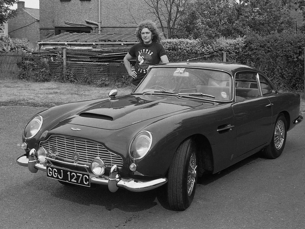 Aston Martin DB5 van Robert Plant zanger van Led Zeppelin MAN-MAN