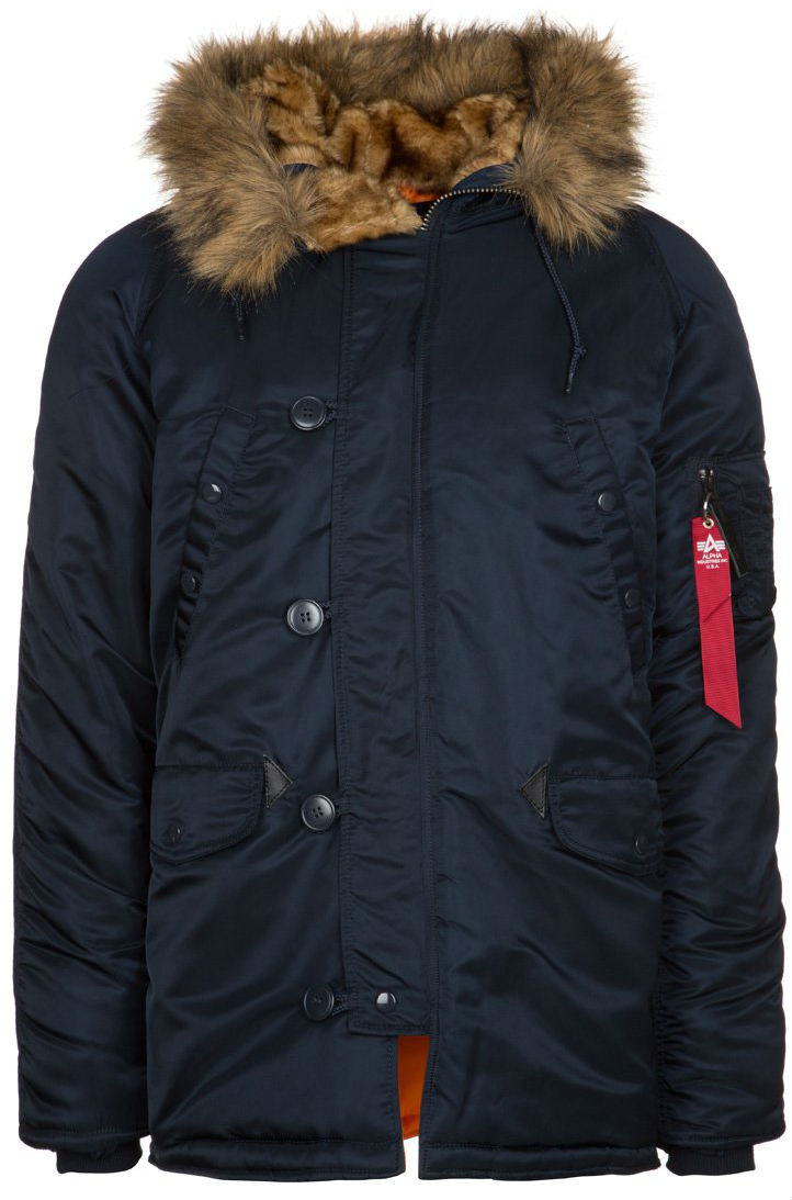 parka blauw man man