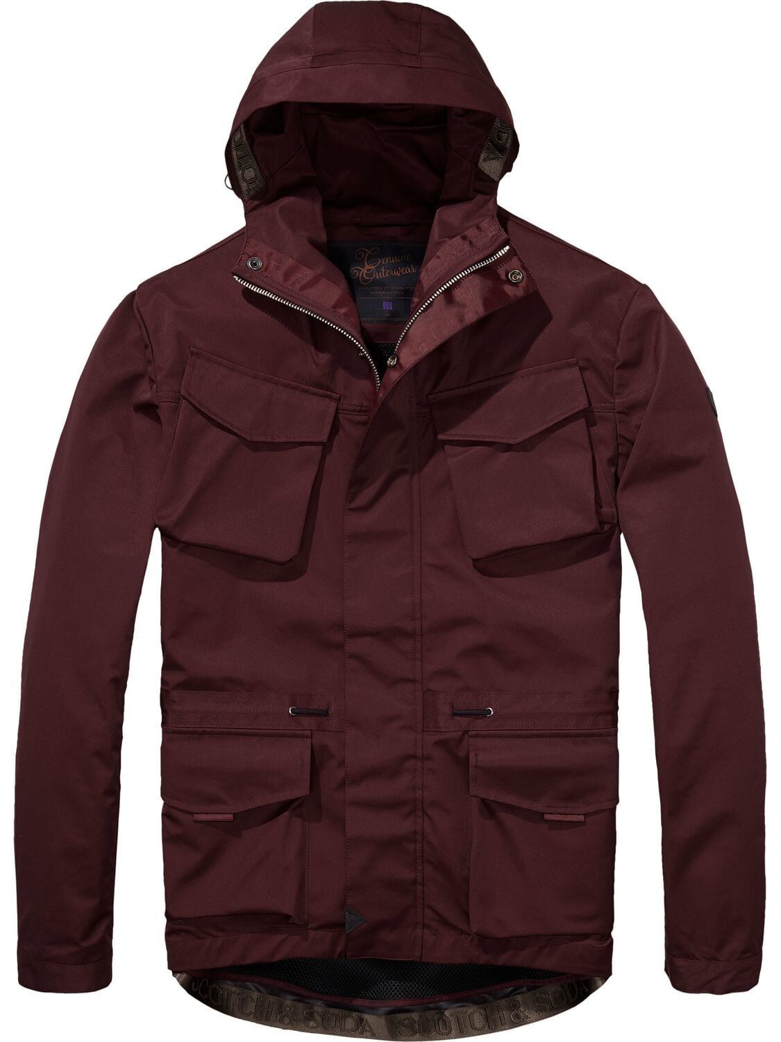 parka rood man man