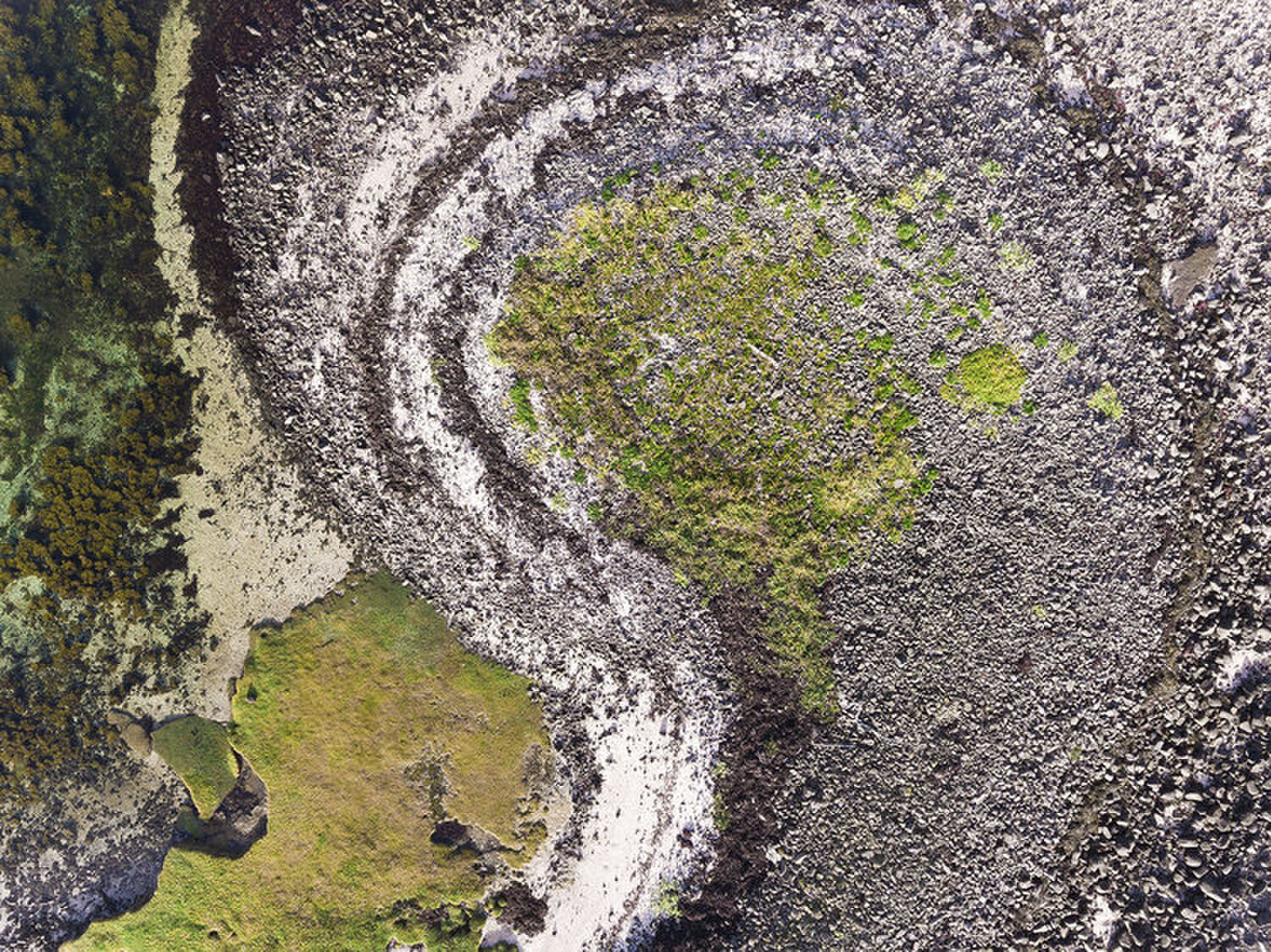 ijsland van boven