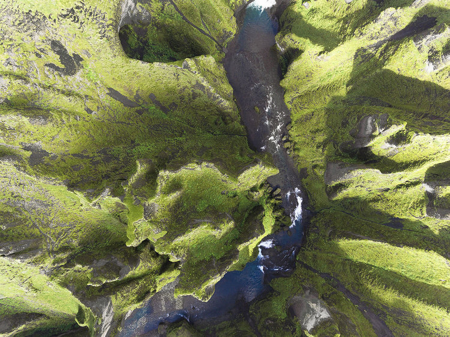 ijsland van boven