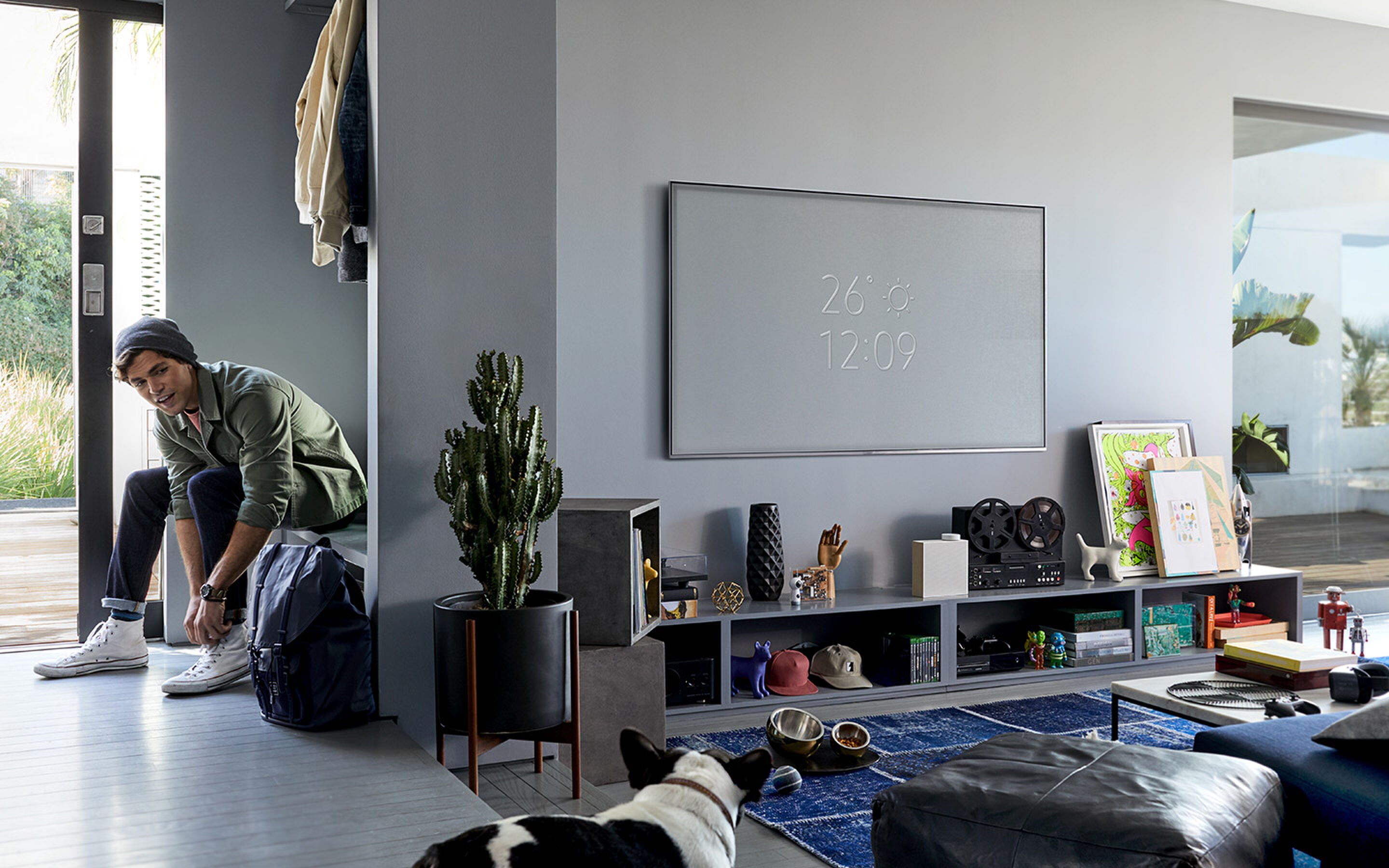Ambient Mode Samsung QLED MAN MAN