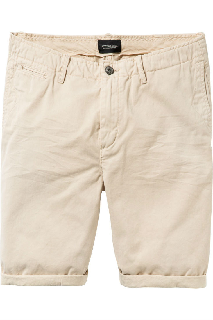 Korte broek beige