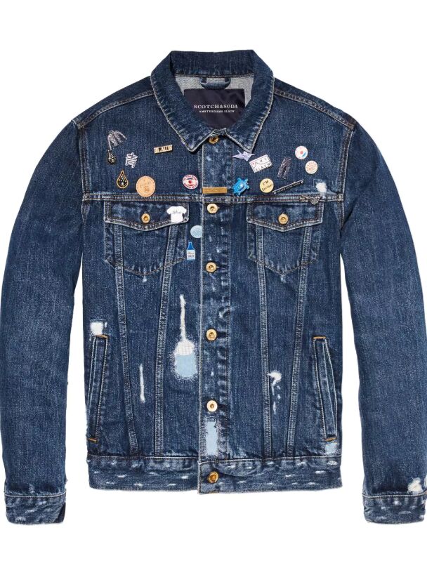sale denim jacket MAN MAN