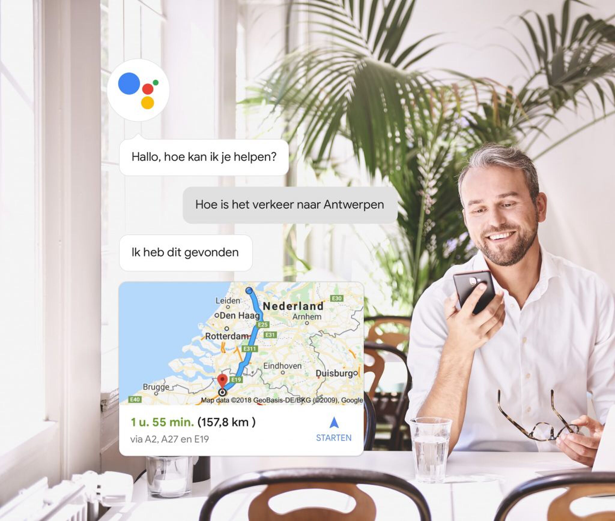 Google Assistant informatie software MAN MAN