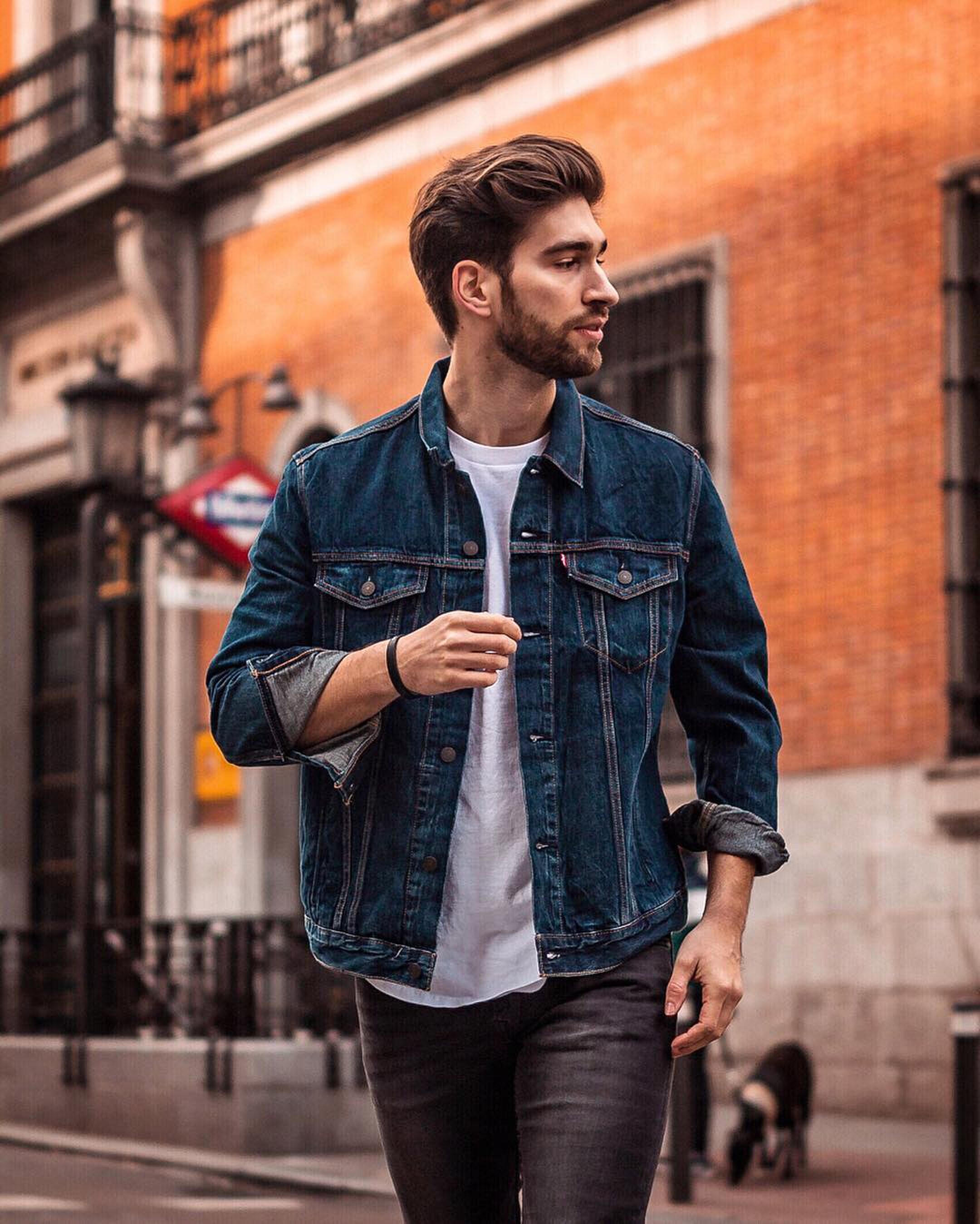 Lente jassen denim jacket mannen MAN MAN