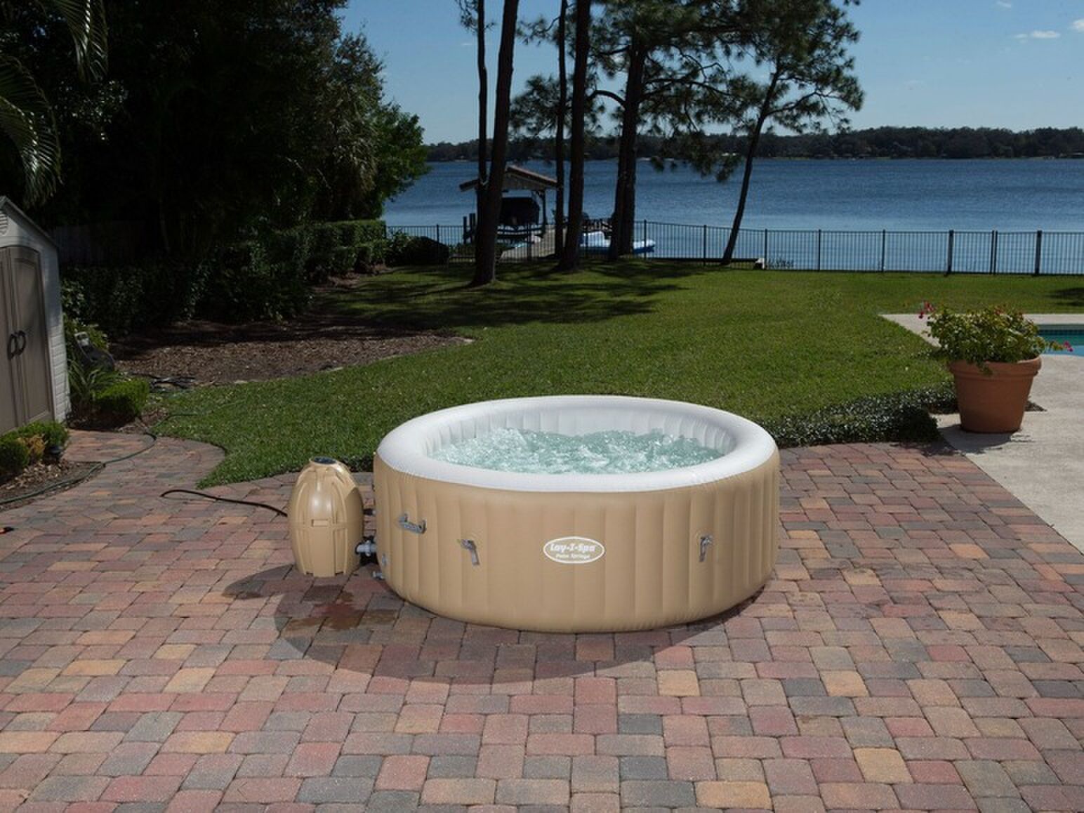 jacuzzi met massagefunctie