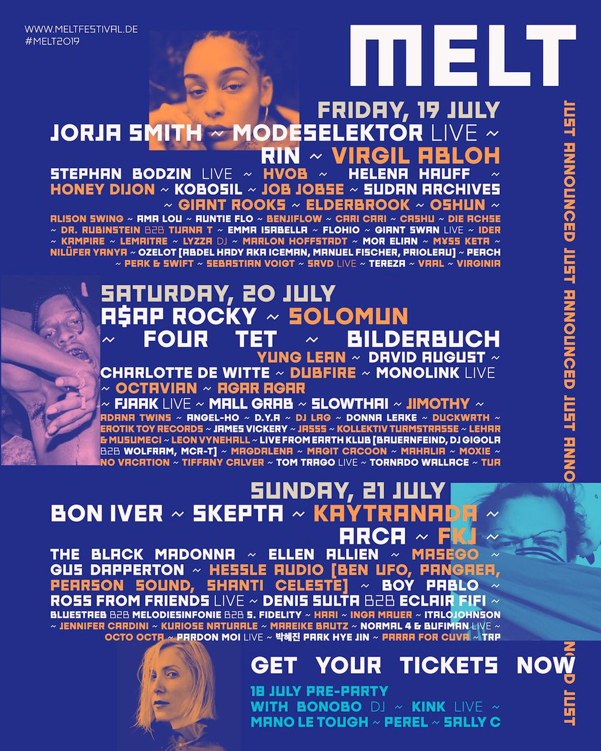 line-up melt 2019