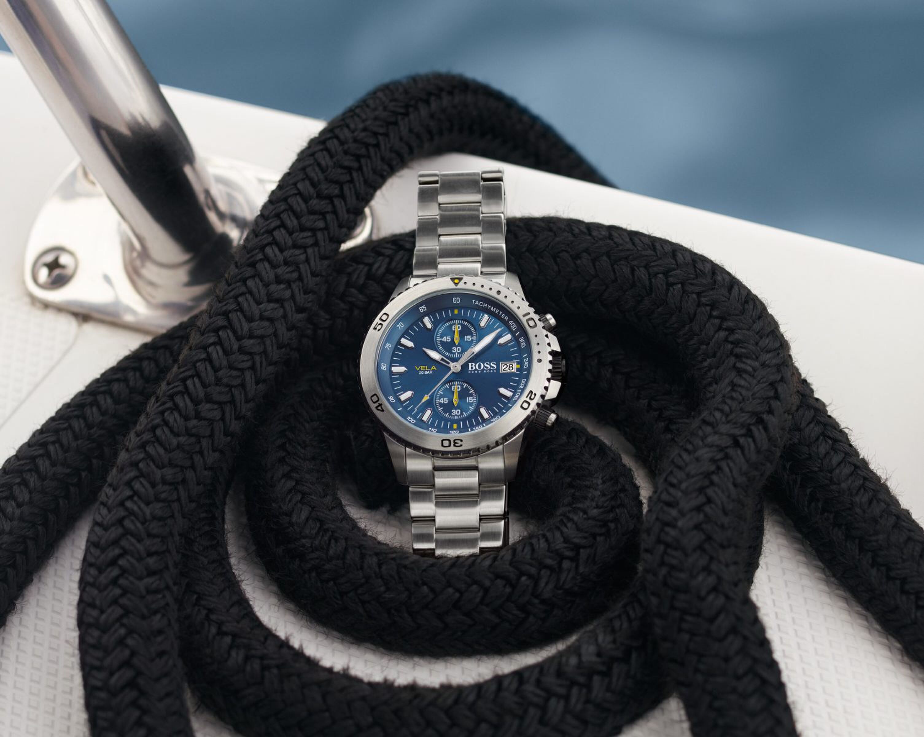stalen horloge