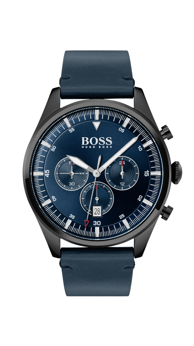 donkerblauw horloge