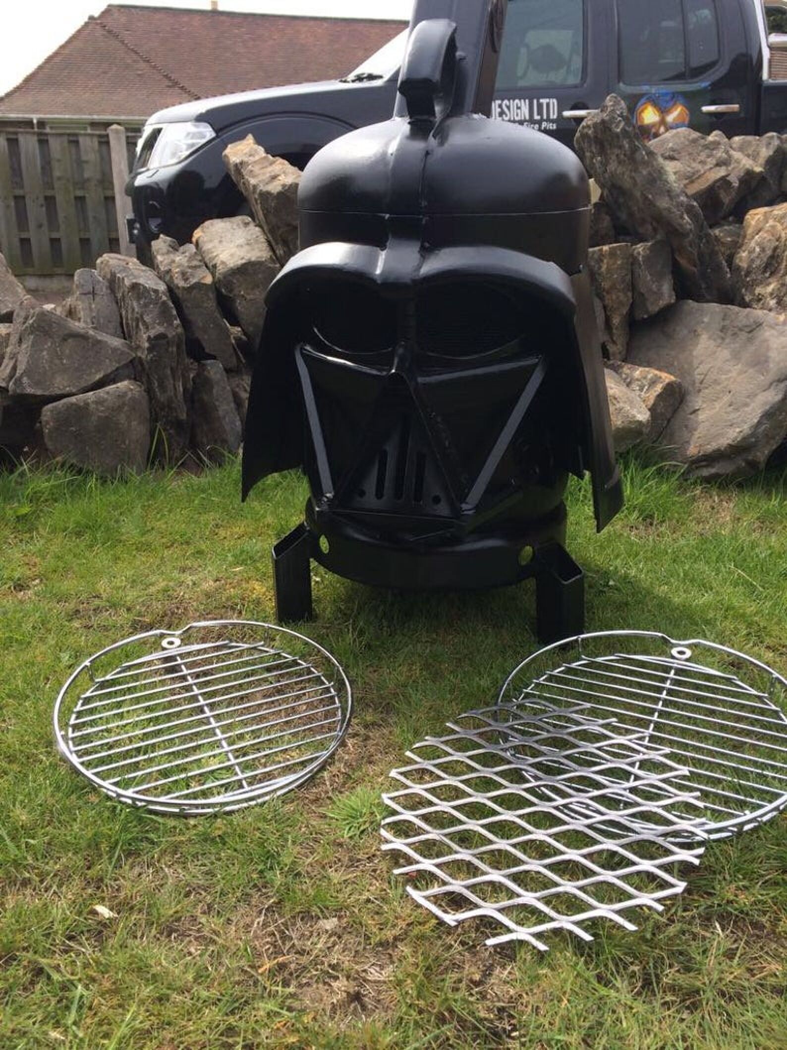 Darth vader grill