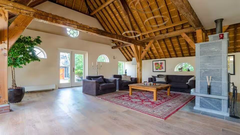 De woning van Arie Boomsma 