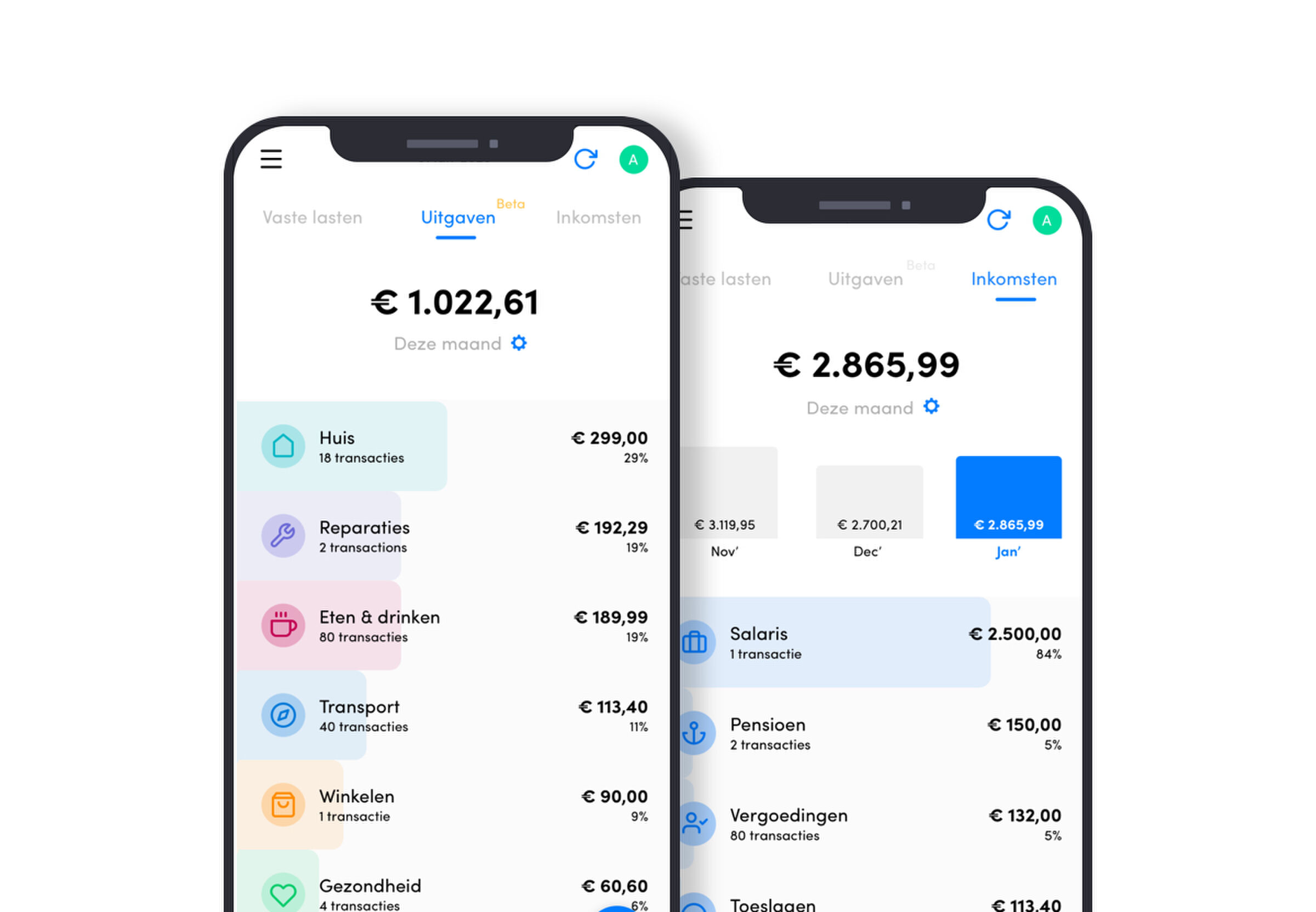 Dyme applicatie smartphone